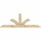 Ekena Millwork Richland Rough Sawn Timber Gable Bracket, Douglas Fir, 84"W x 42"H x 2"D x 6"F, 12/12 Pitch GBW084X42X0206RIC00RDF - alternate 5